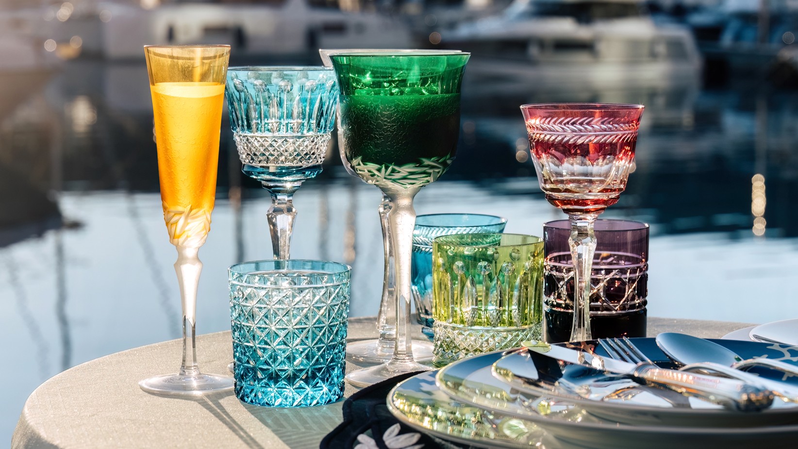 Colored glasses Colored glasses